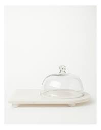 Glass Cake Dome 7 Items Myer