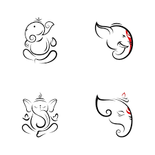 Ganesha Vector Icon Design Ilration