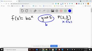 Solved Find An Exponential Function Of