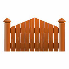 Border Fence Frame Gate House Wood