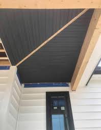 A Traditional Porch Ceiling With A