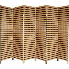 Natural Fiber 6 Panel Room Divider Jh09