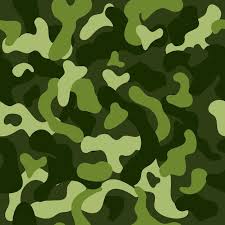Vector Seamless Pattern Of Army Green