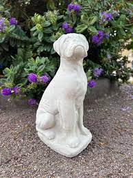 Concrete Garden Statue Boxer Dog