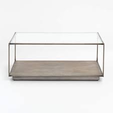 Array Square Coffee Table With Shelf