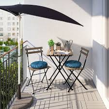TÄrnÖ Table 2 Chairs Outdoor Black