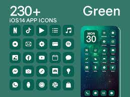 Ios Green App Icons 230 Dark Green