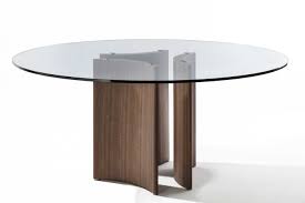 Alan Glass Round Dining Table By Porada