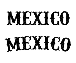 Mexico Svg Mexican Svg Western Font