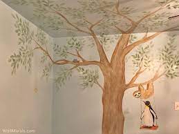 Tree Wall Murals Hand Painted Tree