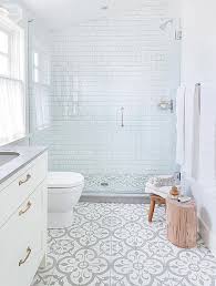 Cement Tiles In Bathroom Shower Floor
