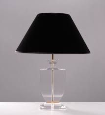 Regency Acrylic Glass Table Lamp