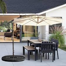 Sunrinx 14 Lbs 19 In Patio Umbrella Base In Black