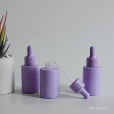 30ml 1oz Purple Glass Dropper Bottles