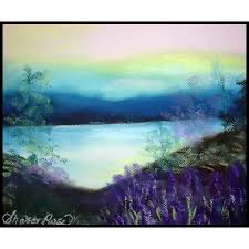Lessons In Soft Pastel Peaceful Lake