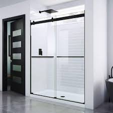 Frameless Bypass Shower Door