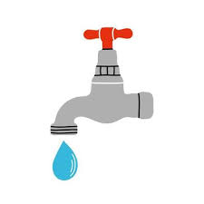 Dripping Faucet Vector Art Icons And