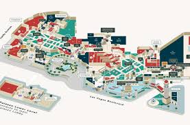 Digital Map Of The Venetian Resort