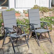 Purple Leaf Outdoor Patio Sling Chairs