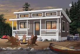 Cabin Vacation Style Home Plan Getaways