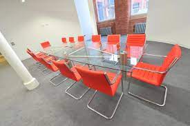 Glass Tables Unique Meeting Boardroom