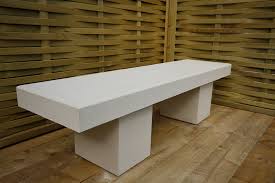 Modern Straight Outdoor Garden Bench