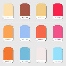 Free Vector Set Of Various Solid Color