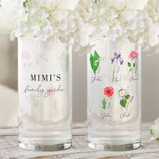 Birth Month Flowers Personalized