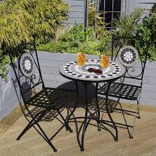Charles Bentley Mosaic Bistro Set