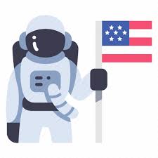 Astronaut Flag Space Spaceman