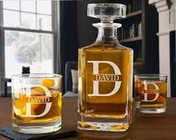 Whiskey Decanter Set With Glasses