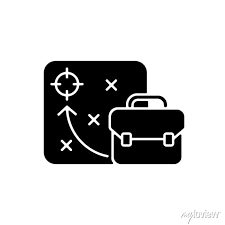 Business Planning Black Glyph Icon
