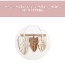 Macrame Feathers Pdf Pattern Digital