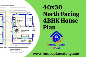 40 30 House Plan North Facing House