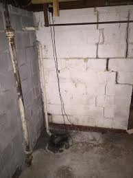 S In Cinder Block Basement Walls