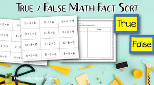 True False Equation Sorts The