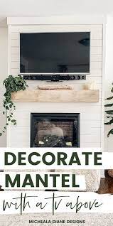 Fireplace Mantle Decor Farmhouse