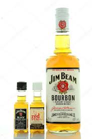 bourbon whiskey isolated on