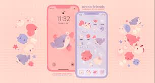 Ocean Friends Wallpaper Icon Bundle