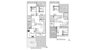 3 Bedroom Bungalow House Plan In Dwg