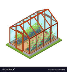 Greenhouse Isometric Greenhouse Farming