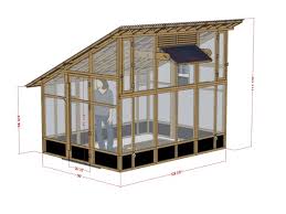 Slant Roof Greenhouse