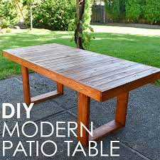 Modern Diy Patio Table Effie Row