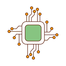 Processor Circuit Electrical Icon