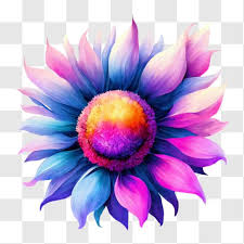 Colorful Flower App Icon And