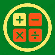 Calculator Icon Action Mathematics New