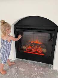 How To Diy Built In Electric Fireplace