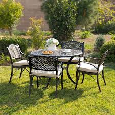 Bronze Cast Aluminum Outdoor Dining Set