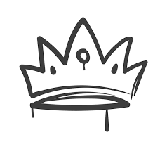 King Sketch Crown Hand Drawn Queen