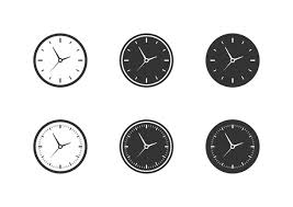 Premium Vector Time Clock Icon Set